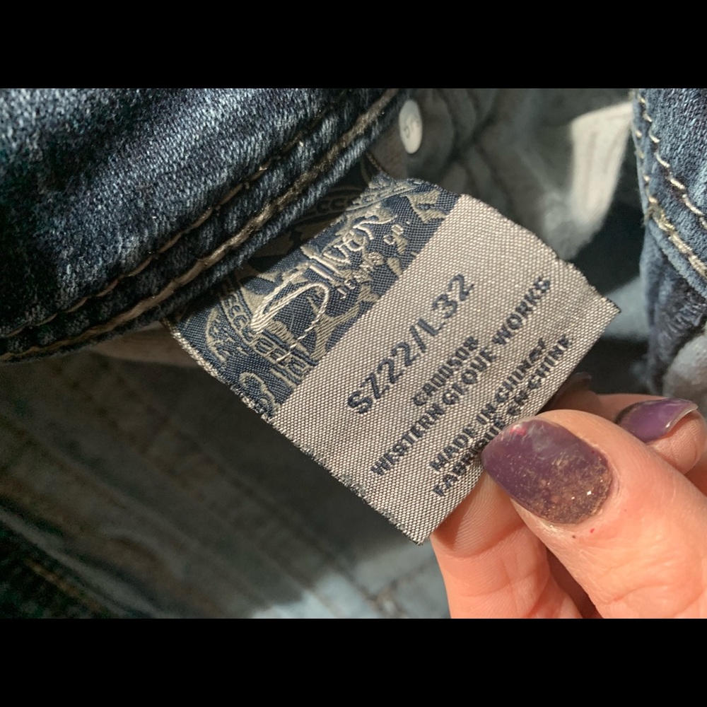 Silver bootcut plus size jeans